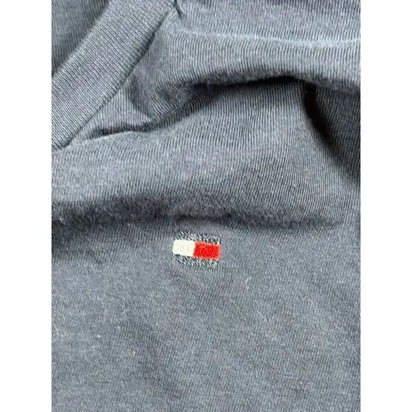 TOMMY HILFIGER‎ Long Sleeve Shirt Kids Boys XL Blue Logo Embroidered Pullover - Picture 8 of 9